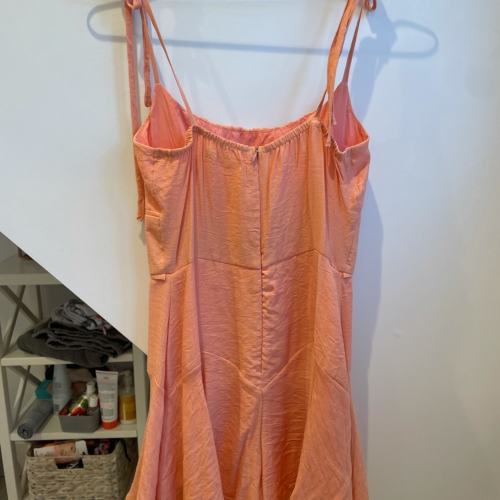 Peach Spring Romper - Picture 3 of 4